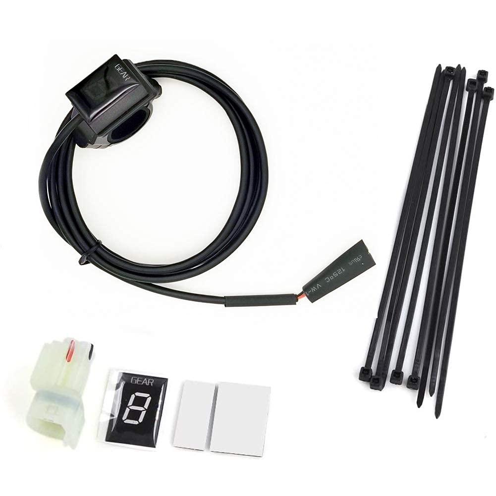 Digital gear indicator for EFI motorcycles