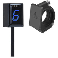 Thumbnail for Motorcycle gear indicator with black housing