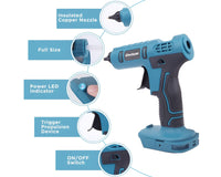 Thumbnail for Cordless Hot Glue Gun Compatible with Makita 18V Battery