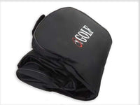 Thumbnail for Top view of golf travel bag with wheel support