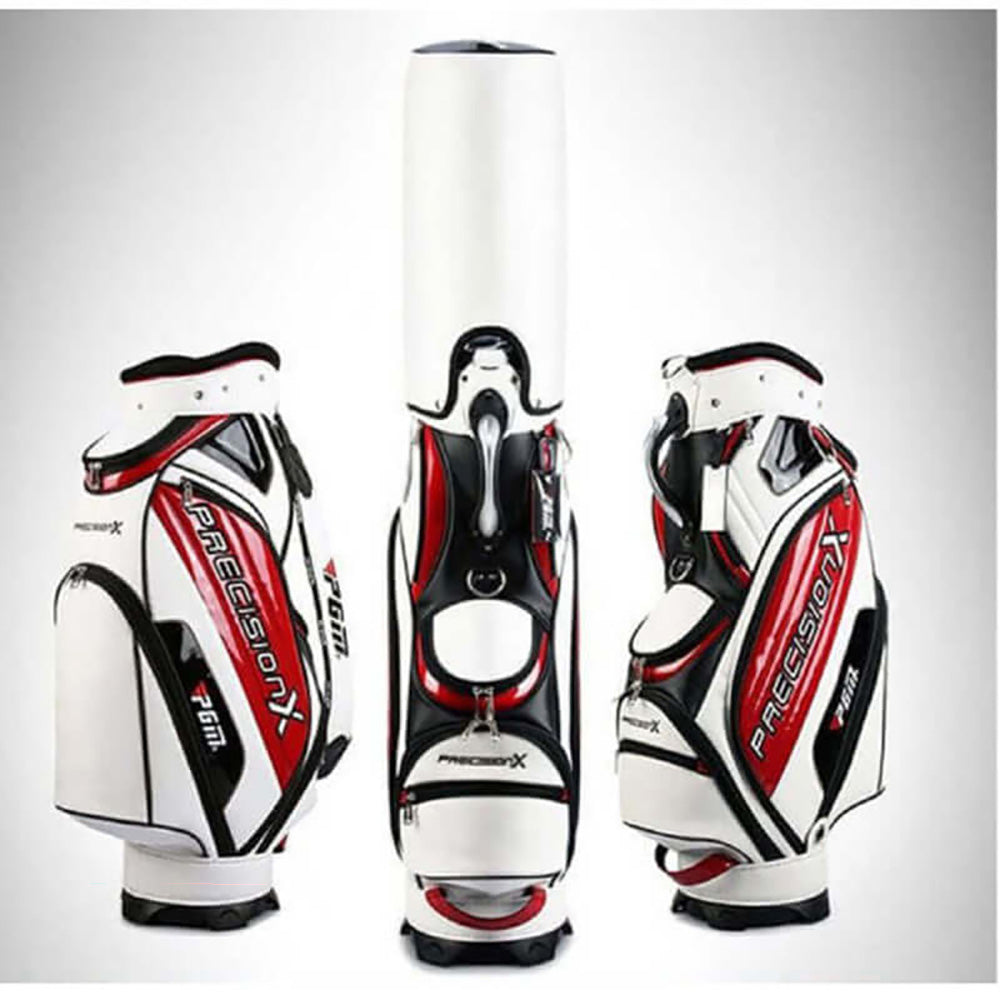 Golf bag with shoe compartment and side holders