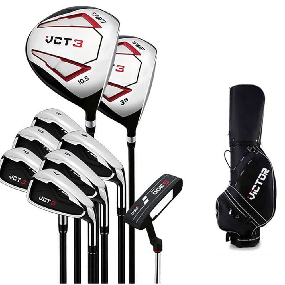 PGM golf set with improved driver and iron design