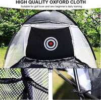 Thumbnail for Golf practice net with sturdy ground nails