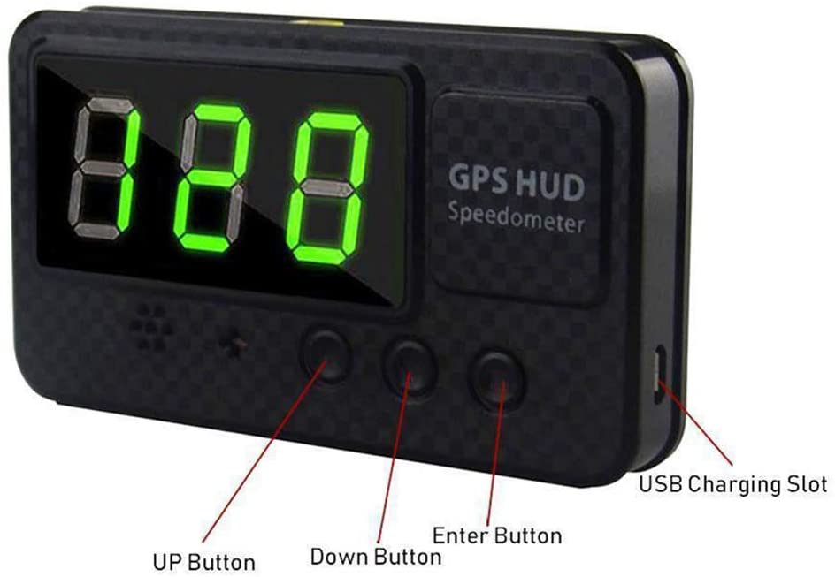 Digital Universal Car Hud Gps Speedometer