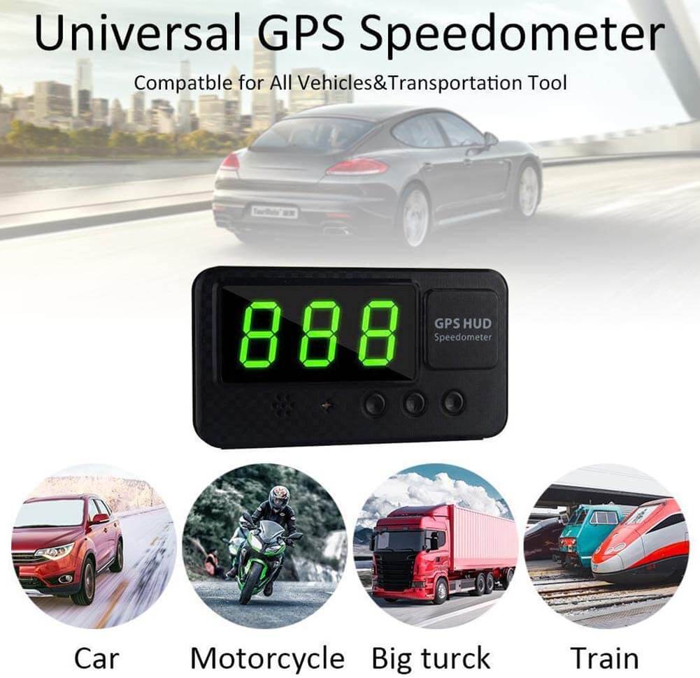 Digital Universal Car Hud Gps Speedometer