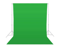 Thumbnail for Chromakey Green Screen Backdrop 3M X 3M Muslin Background