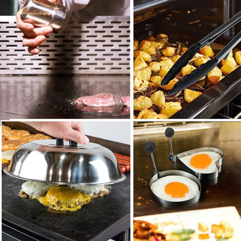 Complete outdoor cooking set