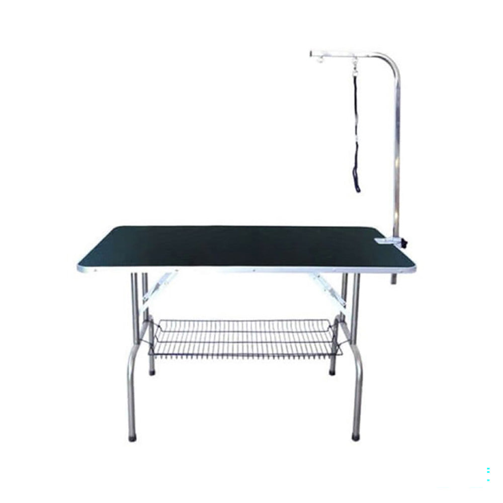 Pet dog grooming table black non-slip rubber surface top