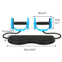 Thumbnail for Home Exercise Equipment Rollers Four Wheels Exercise Equipment Core Pull Rope Ab - The Shopsite