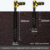 Thumbnail for Top view of auger drill bit