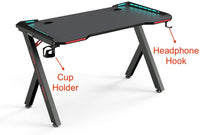 Thumbnail for Gaming Desk Table 100CM RGB