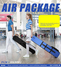 Thumbnail for Golf travel bag with wheels showing water-resistant nylon surface