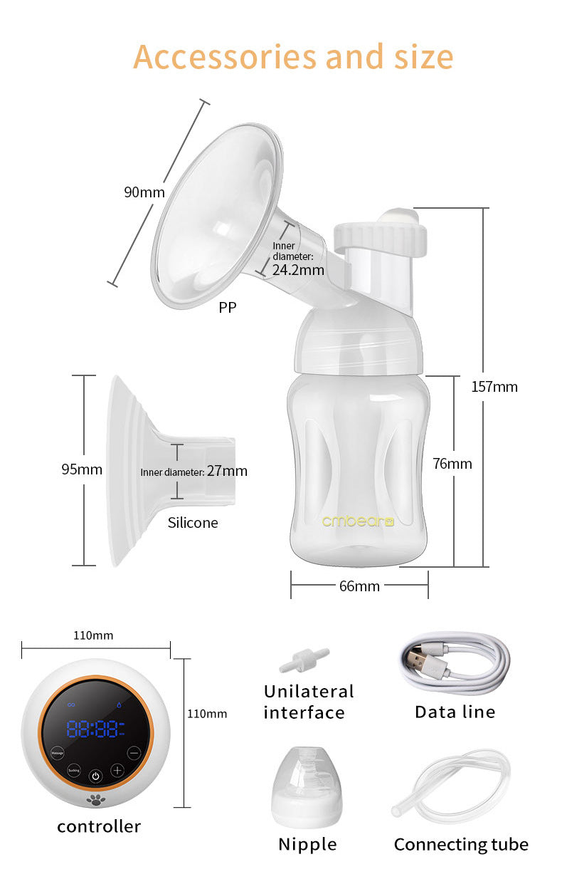 Cmbear Electric Breast Pump Dual - Branded