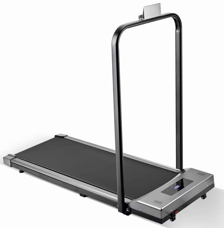 Close-up of treadmill speed and distance LED screen