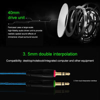 Thumbnail for Gaming Headphones Headset for PC, Laptop, Mac, iPad - The Shopsite