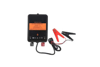 Thumbnail for Electric fence energiser showing voltage and current specs