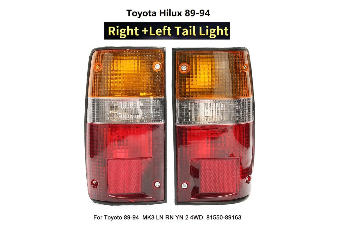 Right side Toyota Hilux tail light view