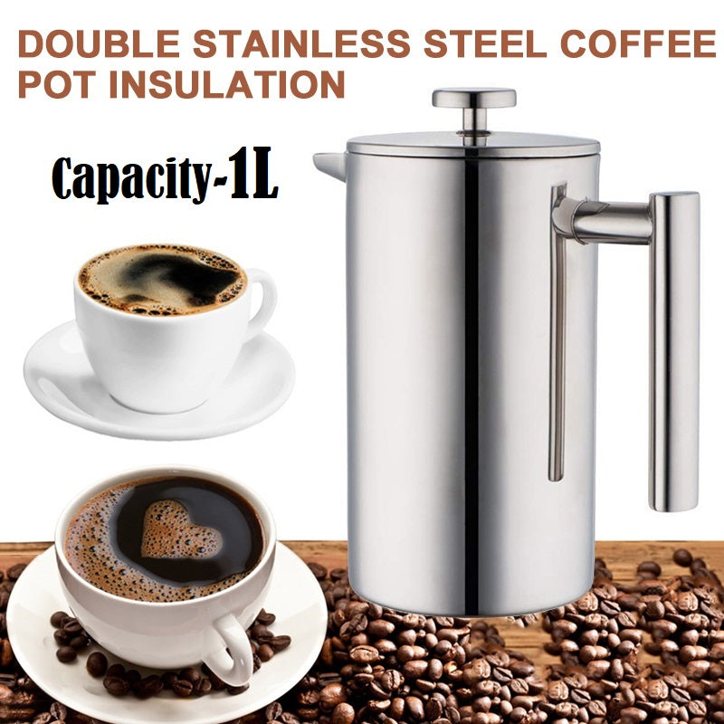 Coffee Plunger Stainless Steel French Coffee Press