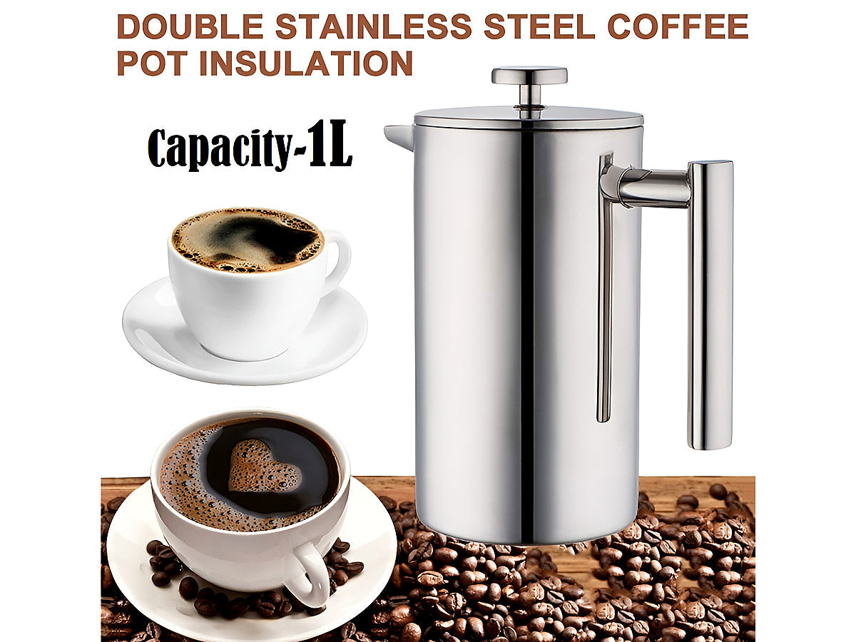 Coffee Plunger Stainless Steel French Coffee Press