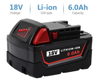 Thumbnail for High capacity 6000mAh battery for tools