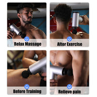 Thumbnail for MASSAGE GUN with 4 Massage Heads