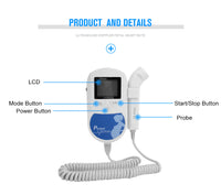 Thumbnail for At Home Fetal Doppler Baby Heart Rate Monitor