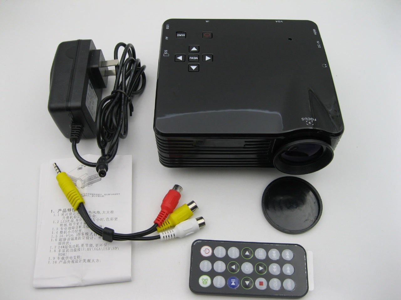 H80 Multimedia LED LCD Mini Projector