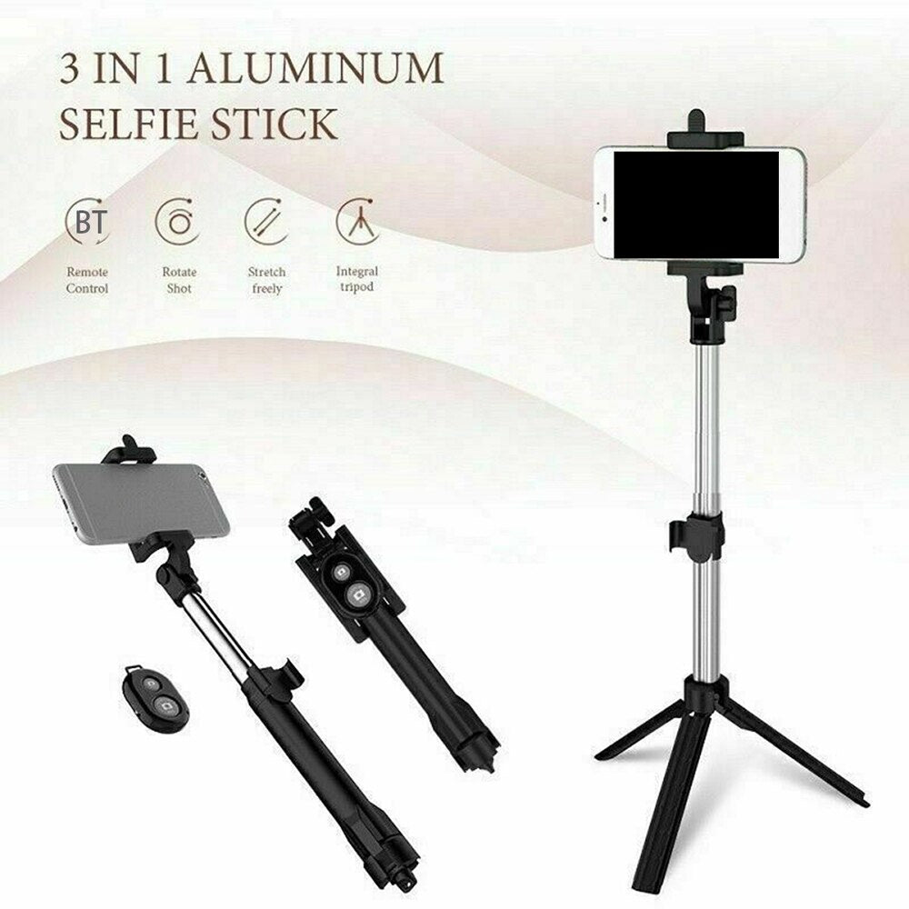 Foldable Selfie Stick Bluetooth Selfie Stick