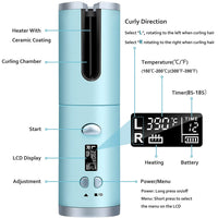 Thumbnail for Hair Curler Cordless Automatic