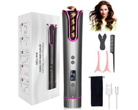 Thumbnail for Cordless Auto Hair Curler USB Rechargeable