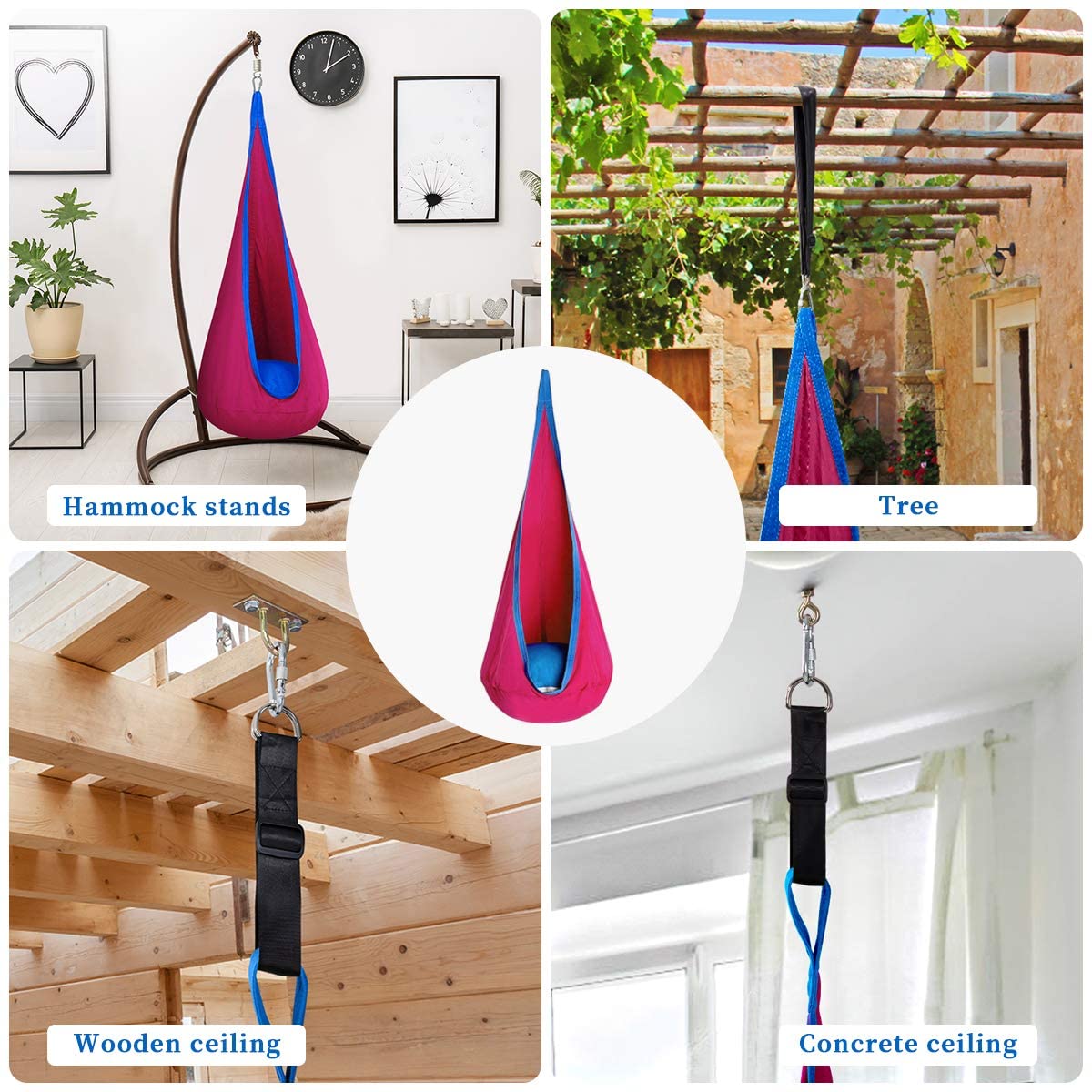 Pod Swing Chair Tent Hanging Seat Hammock