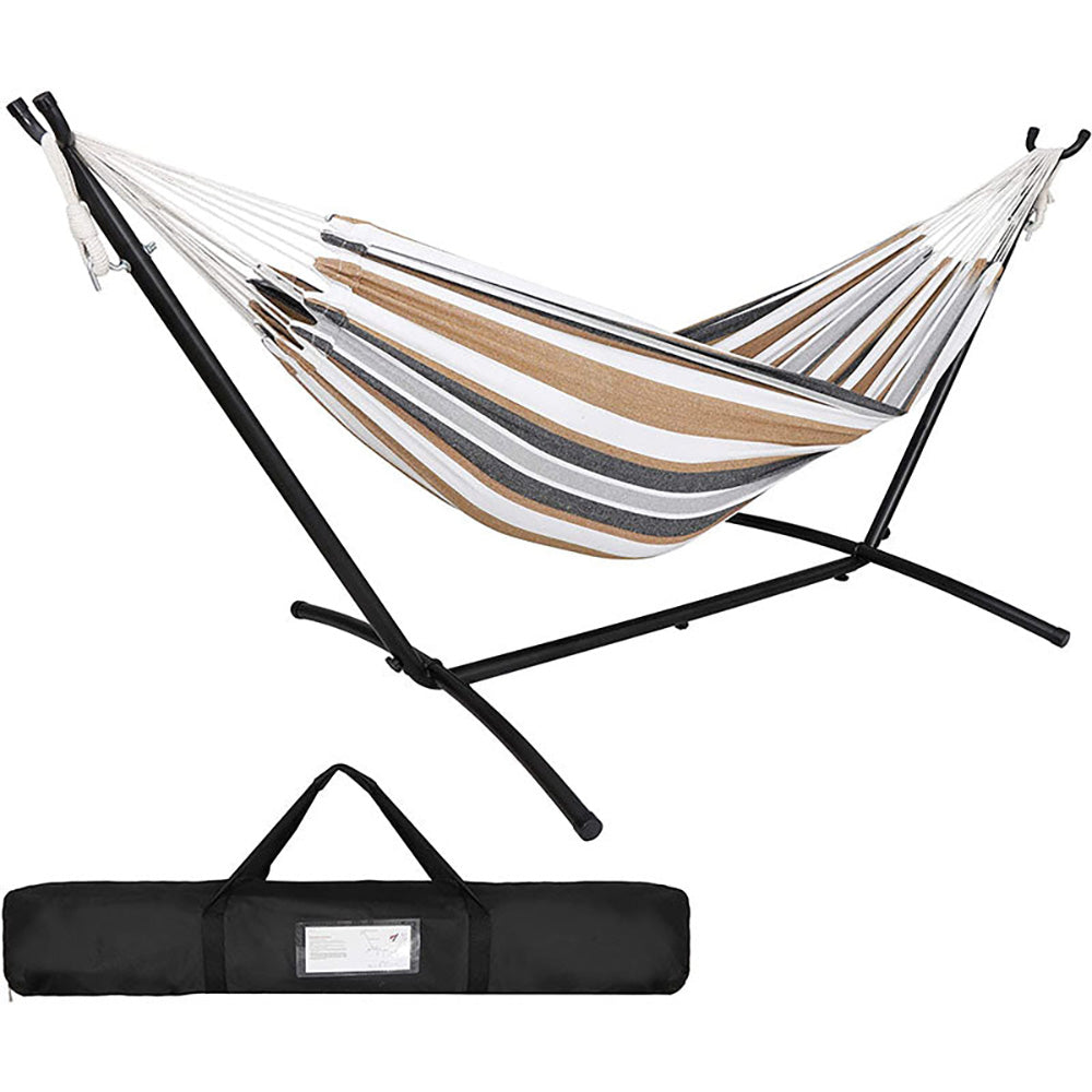 Hammock stand height adjustment close-up