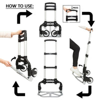 Thumbnail for Hand Trolley Foldable 170lbs capacity