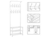 Thumbnail for Cloth Rack Garment Rack 18 Hooks 3 - Tier - The Shopsite