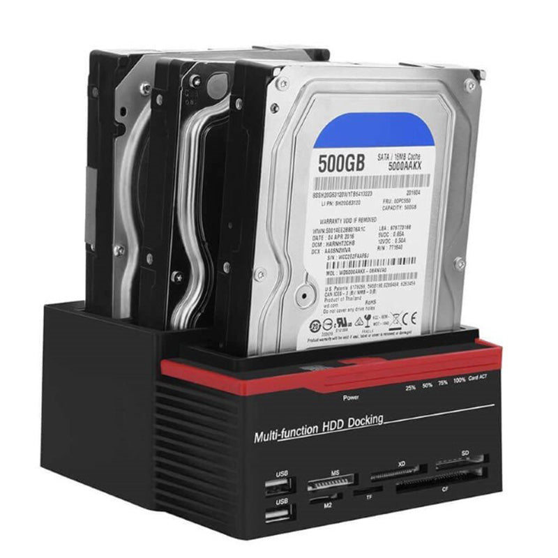 Triple Slot Hard Drive Docking Station - The Shopsite