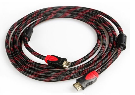 HDMI cable connected to projector device