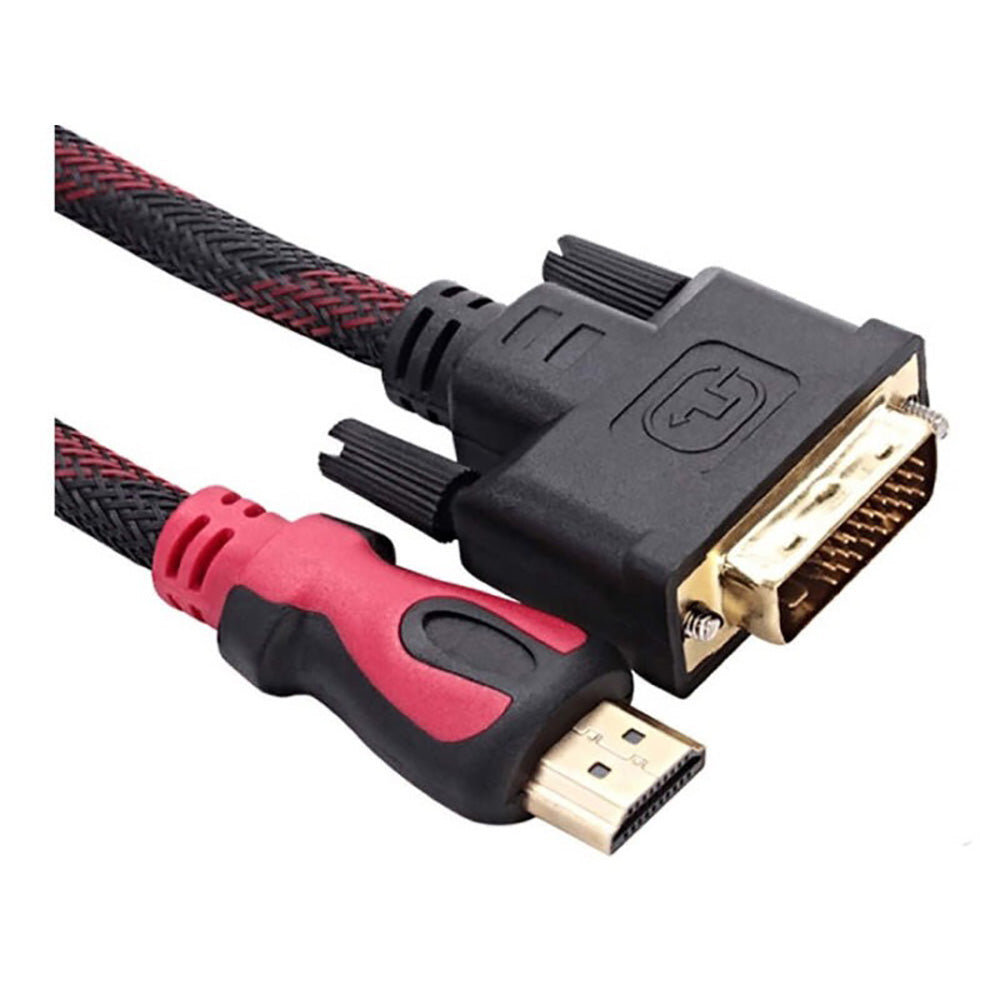 HDMI to DVI cable in use with gaming console