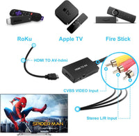 Thumbnail for HDMI to RCA Converter HDMI to AV Adapter