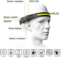 Thumbnail for Rechargeable Head Torch Headlamp - The Shopsite
