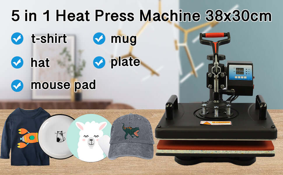 Digital Heat Press Machine Transfer T-Shirt Printer