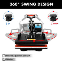 Thumbnail for Digital Heat Press Machine Transfer T-Shirt Printer