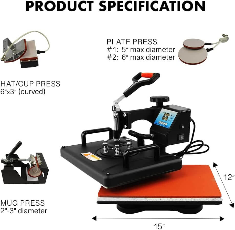 Digital Heat Press Machine Transfer T-Shirt Printer