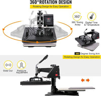 Thumbnail for Heat Press Machine Transfer T-Shirt Printer