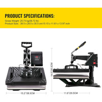 Thumbnail for Heat Press Machine Transfer T-Shirt Printer