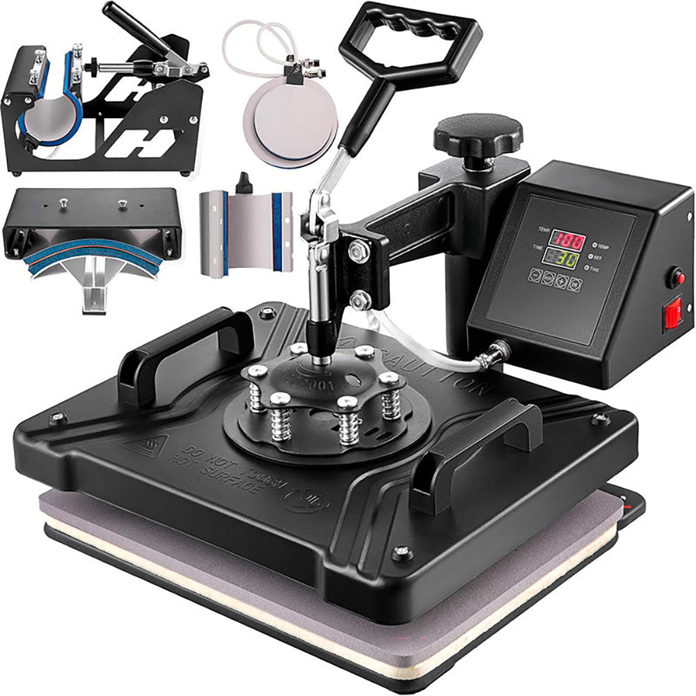 Heat press machine packaging contents