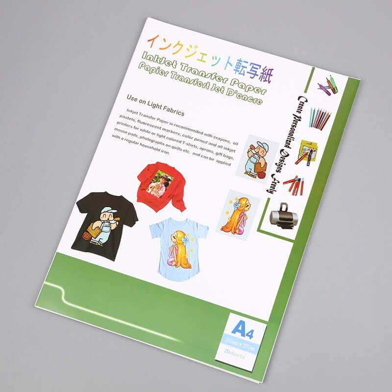 20pcs DIY Iron Heat Transfer Paper Print A4 Paper for T Shirt - The Shopsite