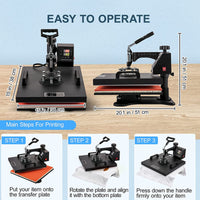 Thumbnail for Heat Press Machine T-Shirt Printer