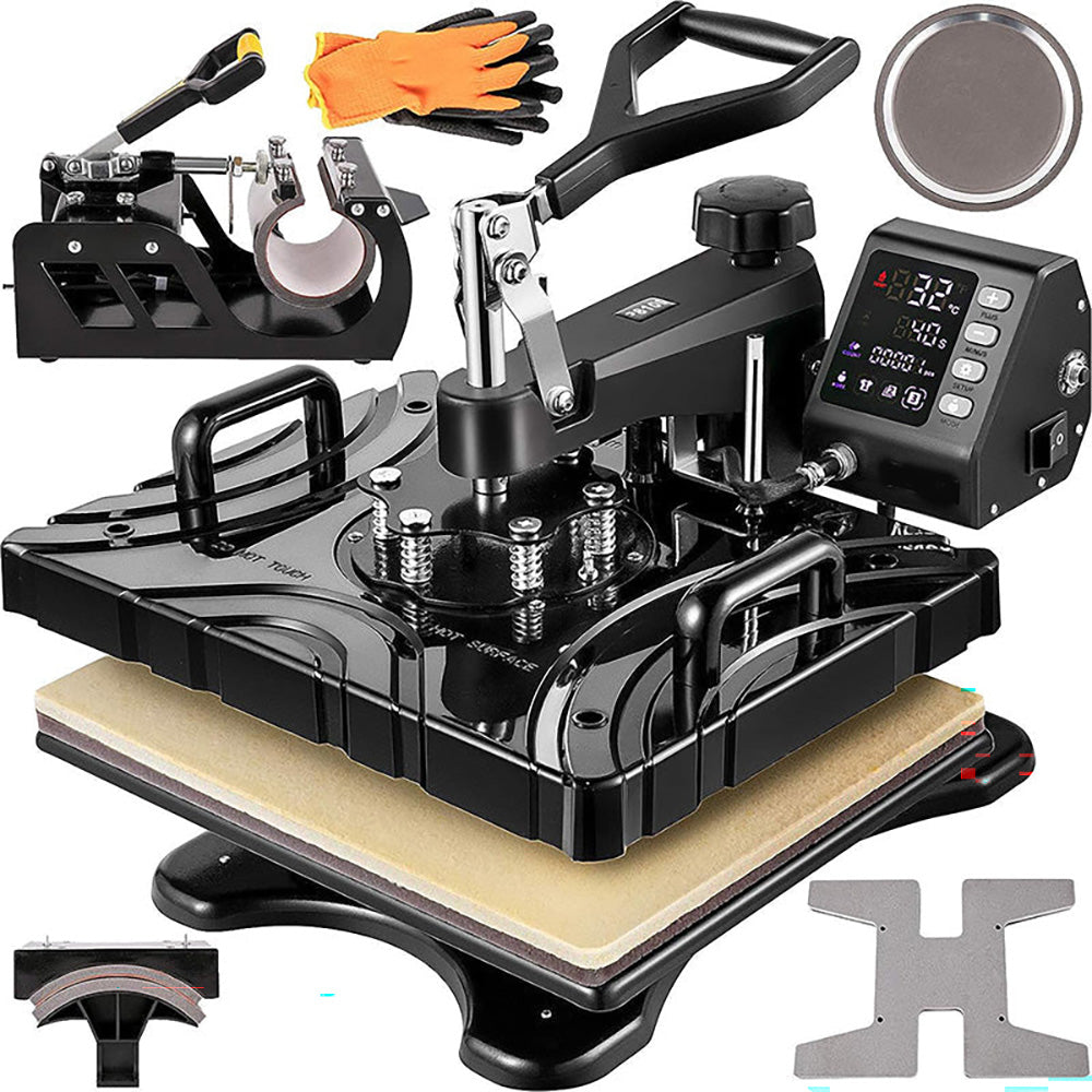 Heat press machine compact design for home use