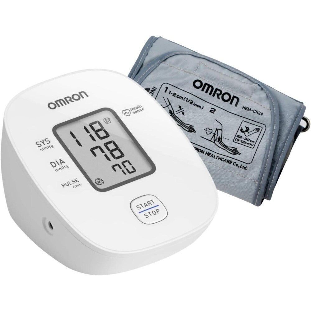 Omron blood pressure monitor in home health setup