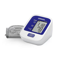 Thumbnail for Omron blood pressure monitor HEM-7124 front view white